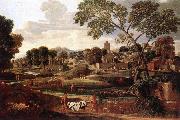 POUSSIN, Nicolas Landscape with the Funeral of Phocion af Sweden oil painting reproduction